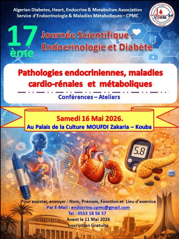 17ème Journée Scientifique : Endocrinologie et Diabète