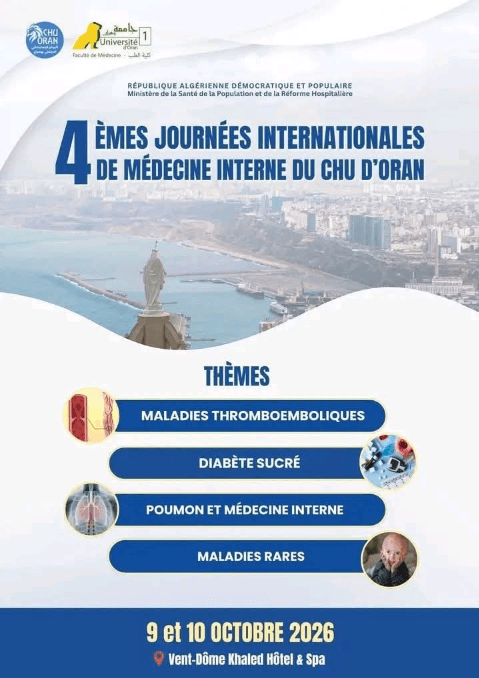 4èmes Journées Internationales de Médecine Interne du CHU d’Oran