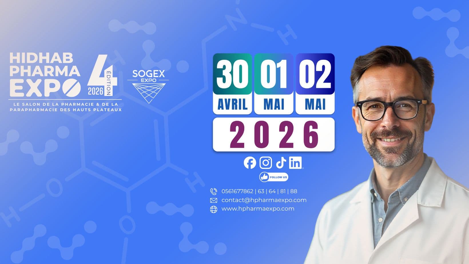 Hidhab Pharma Expo 2026 : Le carrefour de l’industrie pharmaceutique à Sétif