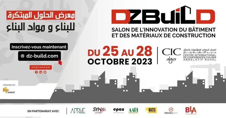 SALON DE L’INNOVATION DU BÂTIMENT ET DES MATÉRIAUX DE CONSTRUCTION -DZ BUILD-