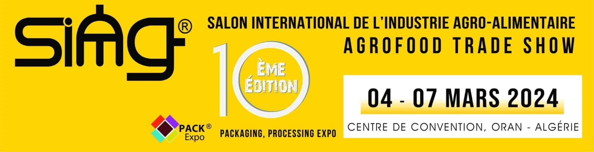 Salon Internationale de l’Industrie Agroalimentaire -SIAG-