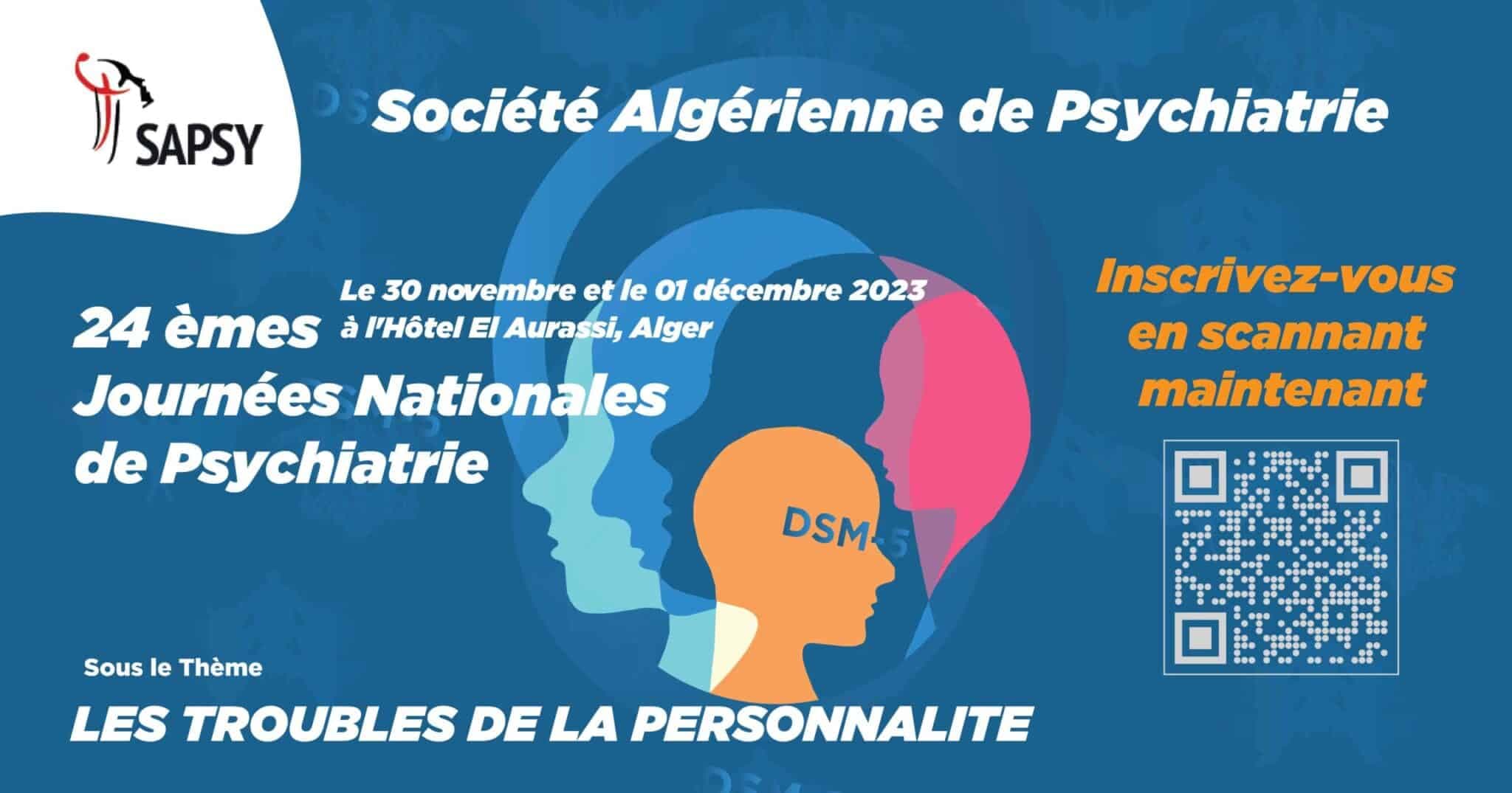 24 èmes Journées Nationales de Psychiatrie (SAPSY)