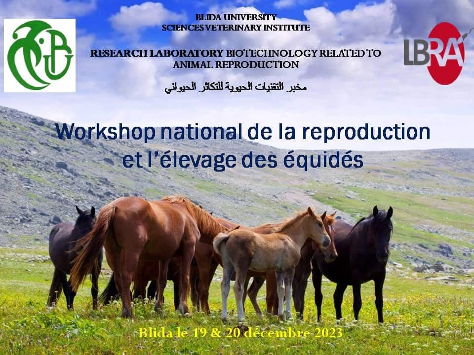 Workshop national de la reproduction et de l’élevage des équidés