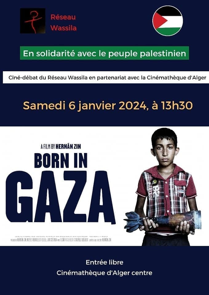 Born in Gaza de Hernán Zin- Projection Débat