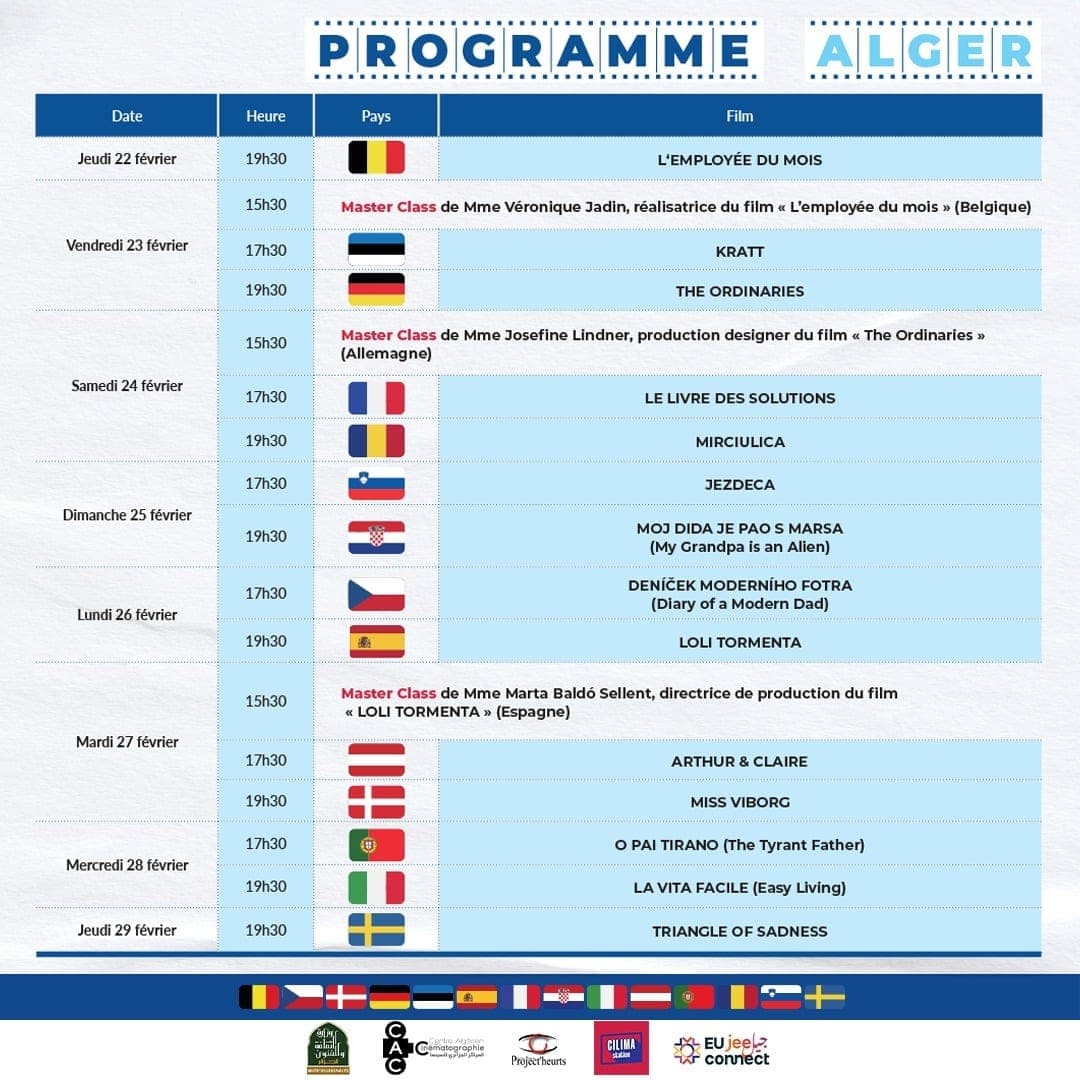 8èmes Journées du Film Européen – Alger