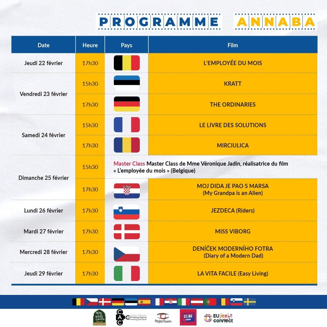 8èmes Journées du Film Européen – Annaba