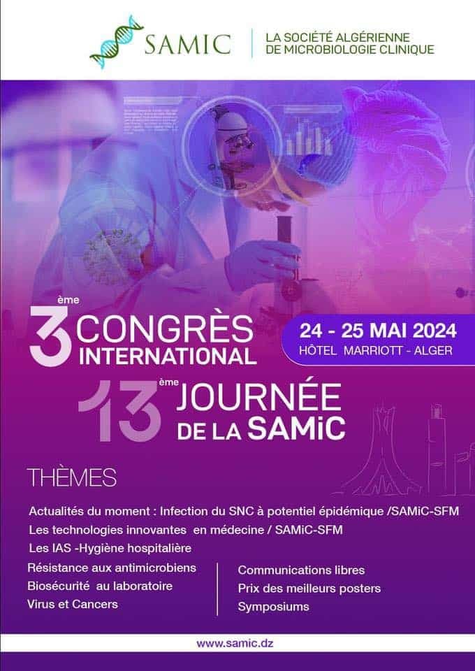 3ème Congrès International et sa 13ème journée De SAMIC