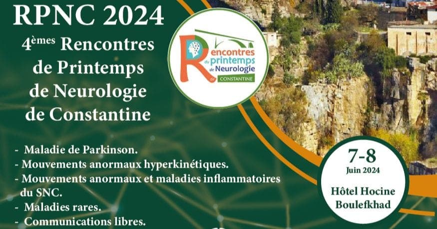 Rencontres de Printemps de Neurologie de Constantine (4RPNC)