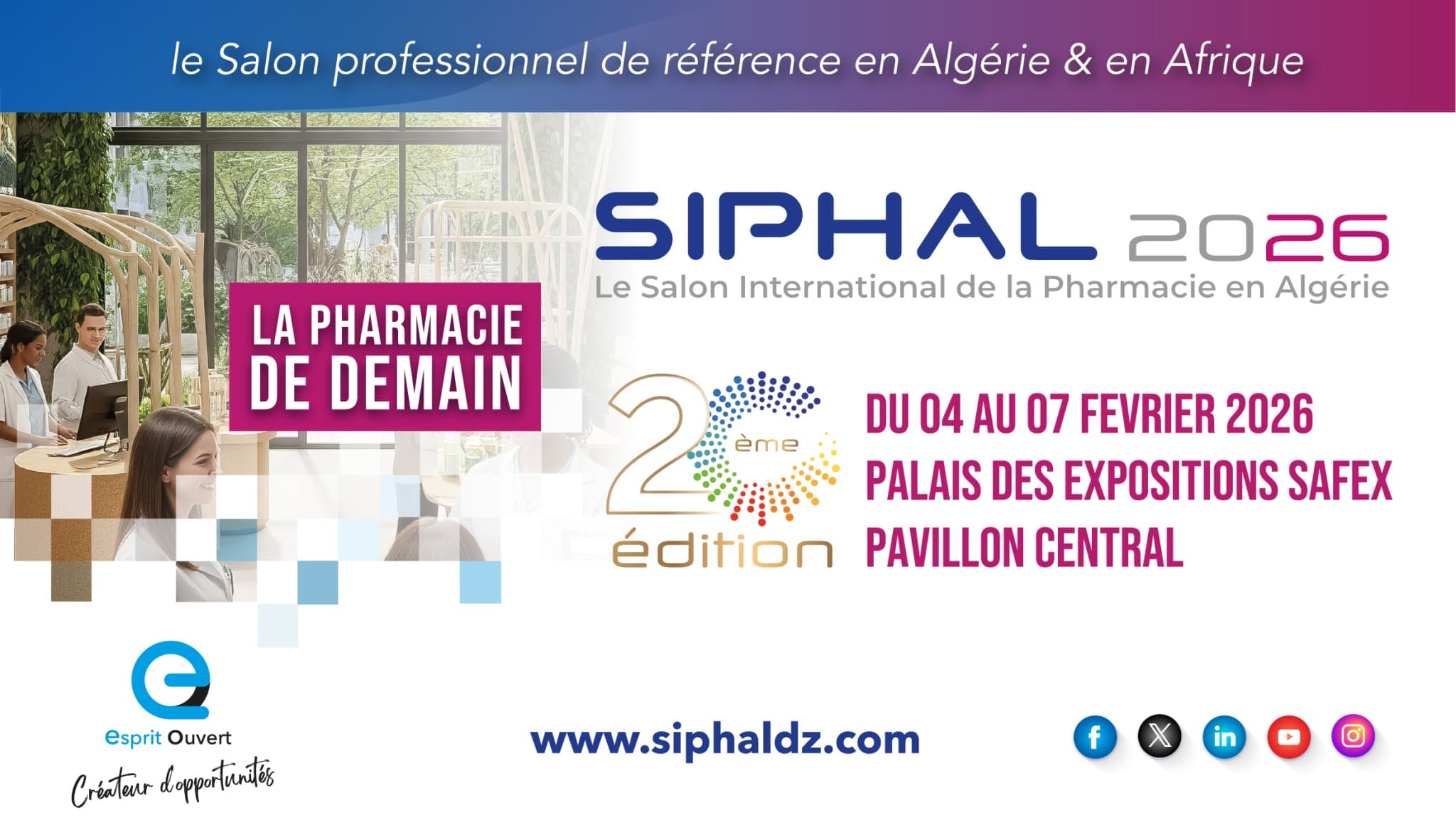 SIPHAL – Le Salon International de la Pharmacie en Algérie