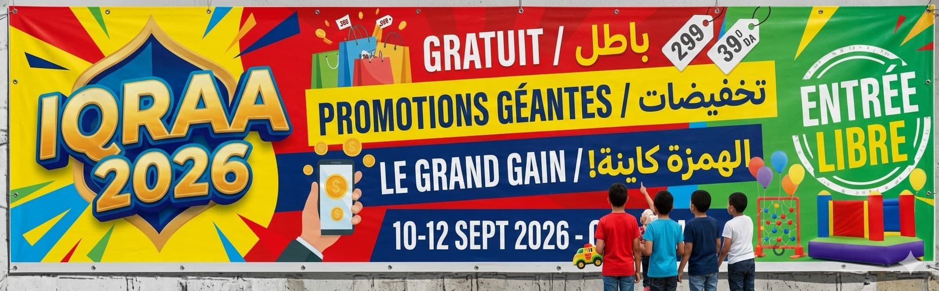 SALON IQRAA ORAN 2026 – Le grand rendez-vous de l’éducation et de la rentrée scolaire