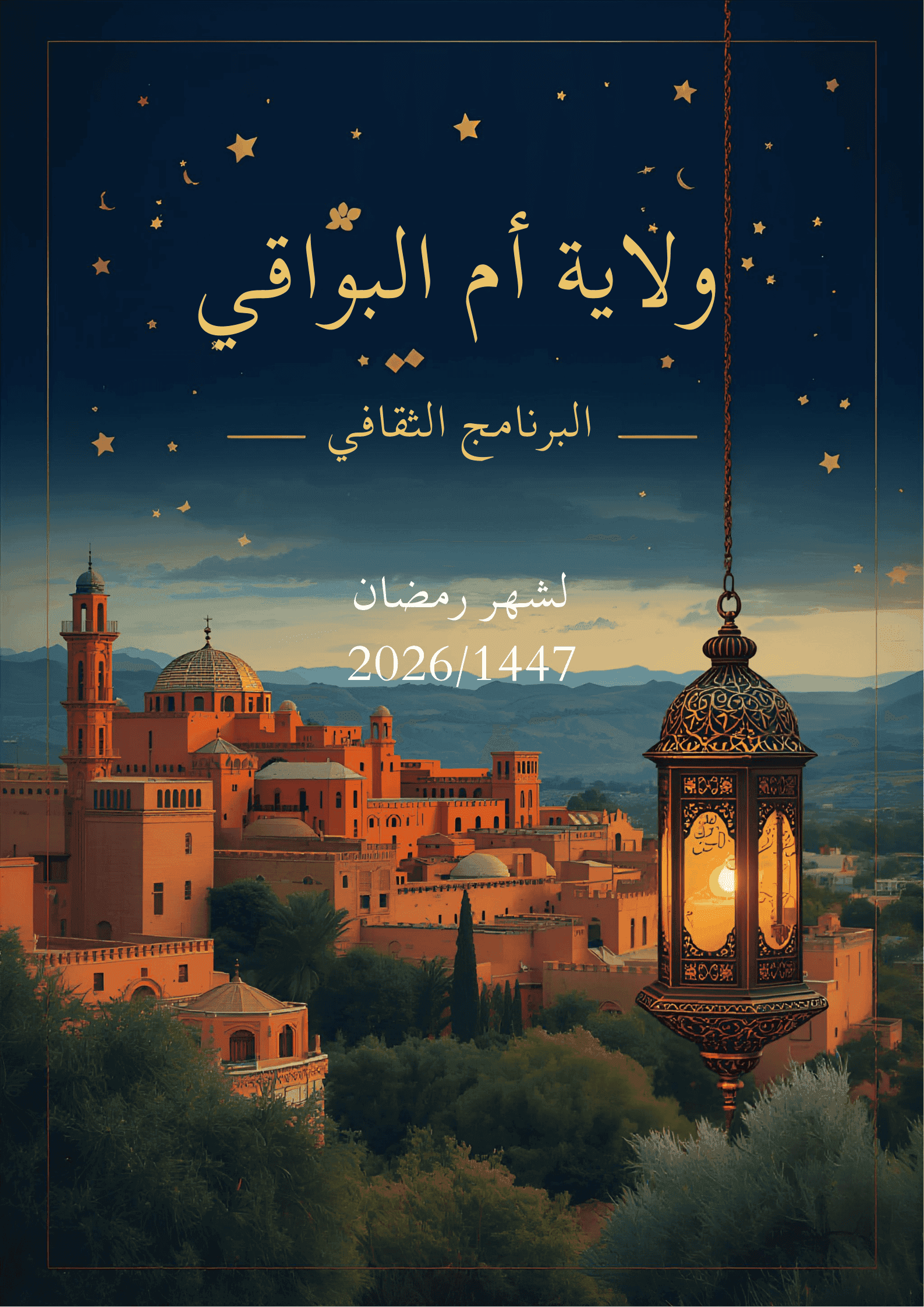 نفحات رمضانية بدار الثقافة والفنون لولاية أم البواقي