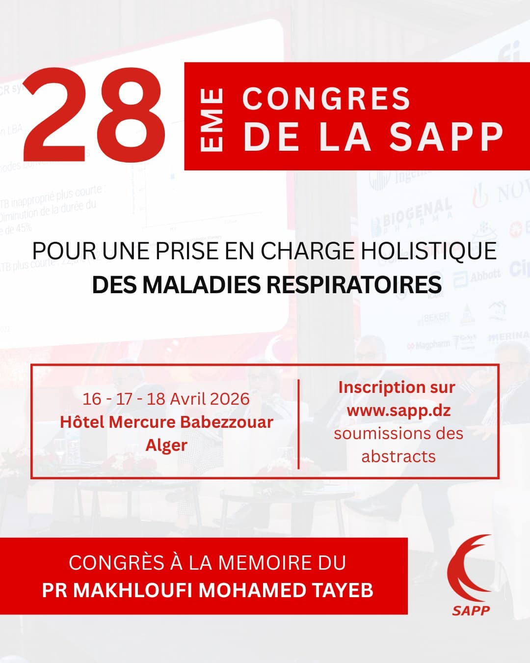 28ème Congrès de la SAPP – Alger 2026
