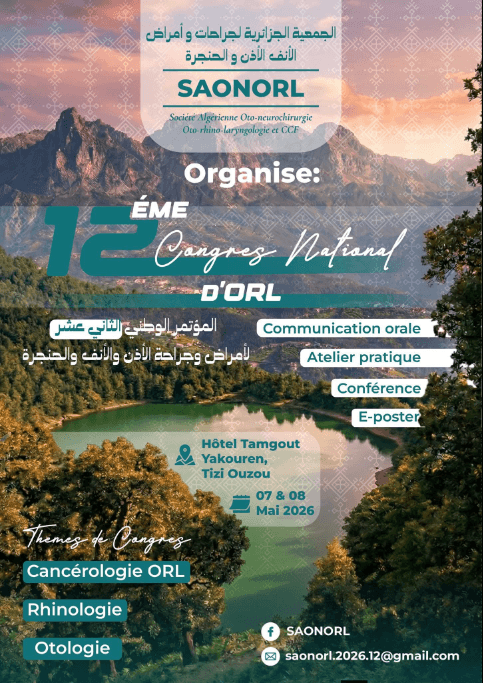 12ème Congrès National d’ORL