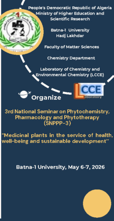 3rd National Seminar on Phytochemistry, Pharmacology and Phytotherapy (SNPPP-3)